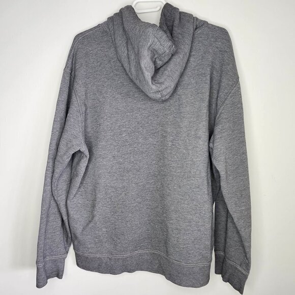 Men's Grey Aeropostale Pullover Long-sleeved Hoodie, L-XL - Picture 4 of 11